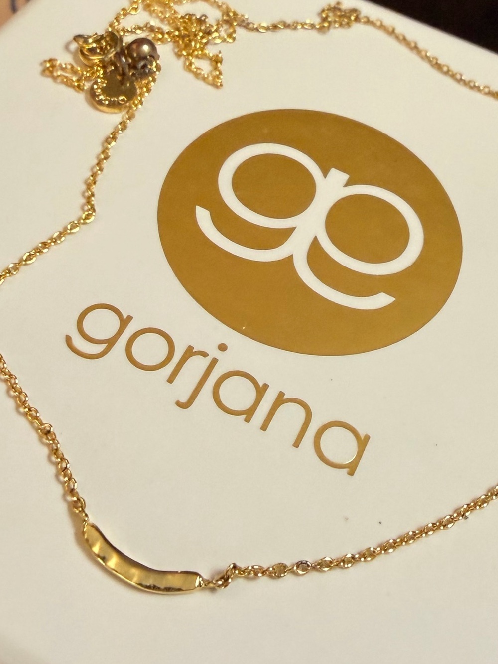 Gorjana Dainty Gold Crescent